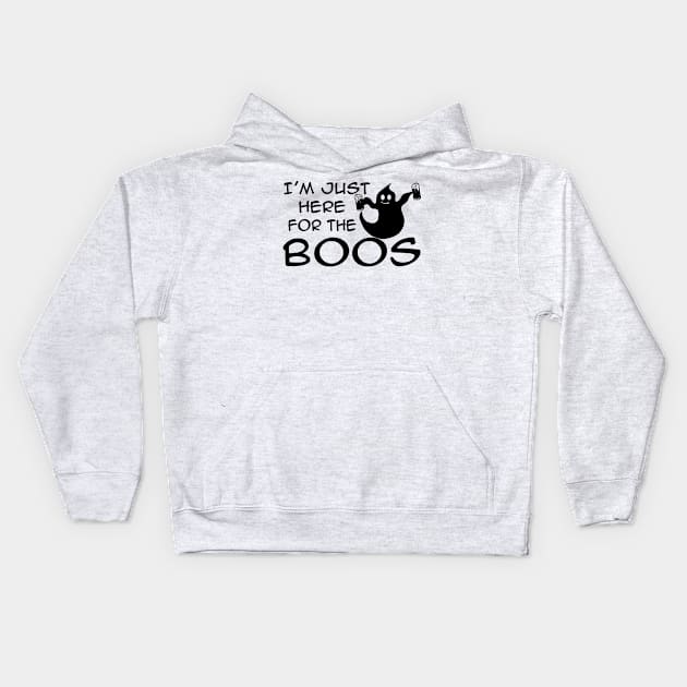 I'm Just Here For The Boos Kids Hoodie by Mariteas